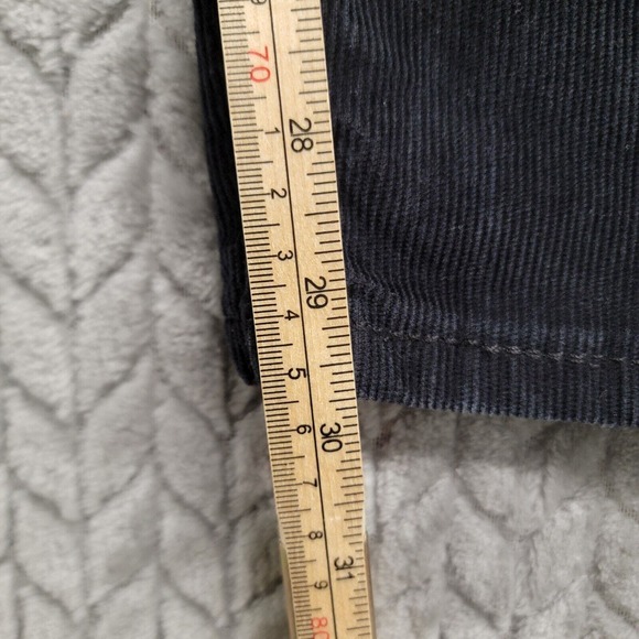 Levi's 507 Stretch Corduroy‎ Pants Mens Size 38x30 Black Tapered - Picture 6 of 10